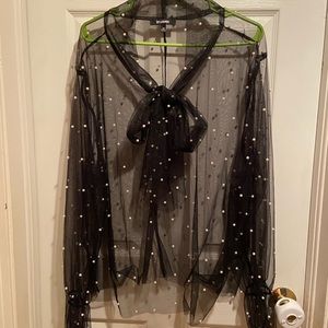 Sheer blouse